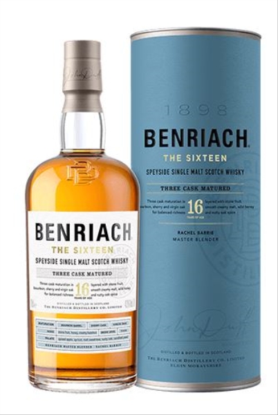 Image sur Benriach 16 Years Benriach The Sixteen Three Cask Matured 43° 0.7L